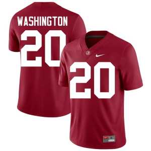 Men Crimson Roll Tide Dre Washington #20 2026 College Football Jersey 793075-474 - Image 1