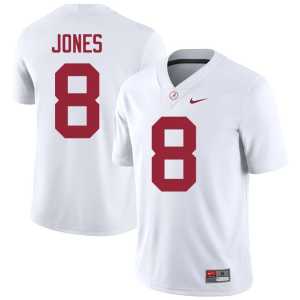 Men #8 UA Julio Jones White College Football Official Jerseys 748820-442 - Image 1