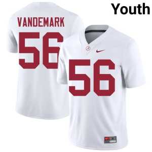 Youth White 2026 Bama #56 Geno VanDeMark College Football Jerseys 869253-961 - Image 1