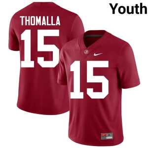 Youth Jett Thomalla Crimson Tide College Football Crimson Limited #15 Jerseys 668892-659 - Image 1